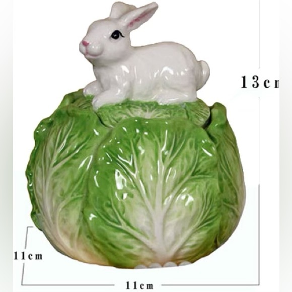 Rabbit Hopper Lane Cabbage Pottery - Picture 15 of 15